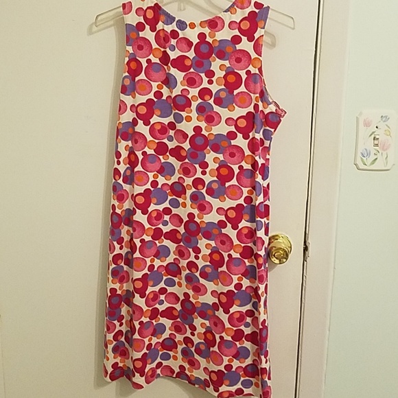 Circular pattern cotton dress - Picture 4 of 7